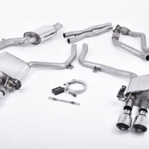 MILLTEK VALVED & RESONATED CATBACK EXHAUST SYSTEM FOR B8.5 AUDI S4 / S5