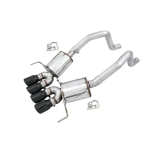 AWE TUNING TOURING EDITION AXLE-BACK EXHAUST WITH BLACK TIPS FOR C7 CHEVROLET CORVETTE Z06 / ZR1 / GRAND SPORT / STINGRAY [3015-43143]