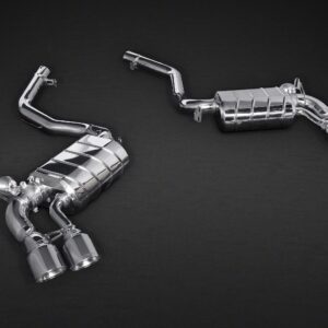 CAPRISTO EXHAUST SYSTEM WITH MID-PIPES AND STAINLESS TIPS FOR F15 & F16 BMW X5M / X6M