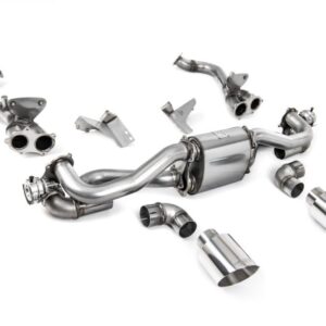 MILLTEK VALVED & RESONATED PARTICULATE-FILTER-BACK EXHAUST SYSTEM WITH GPF / OPF BYPASS FOR 982 PORSCHE 718 BOXSTER GTS 4.0 AND CAYMAN GT4 (MANUAL, POST-FEB)