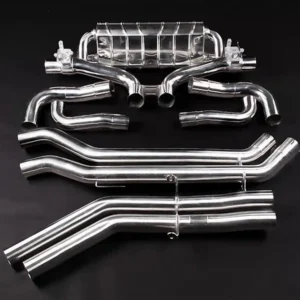 CAPRISTO VALVED EXHAUST W/ MID-SILENCER AND WICROM TIPS FOR 4M AUDI SQ7 / SQ8