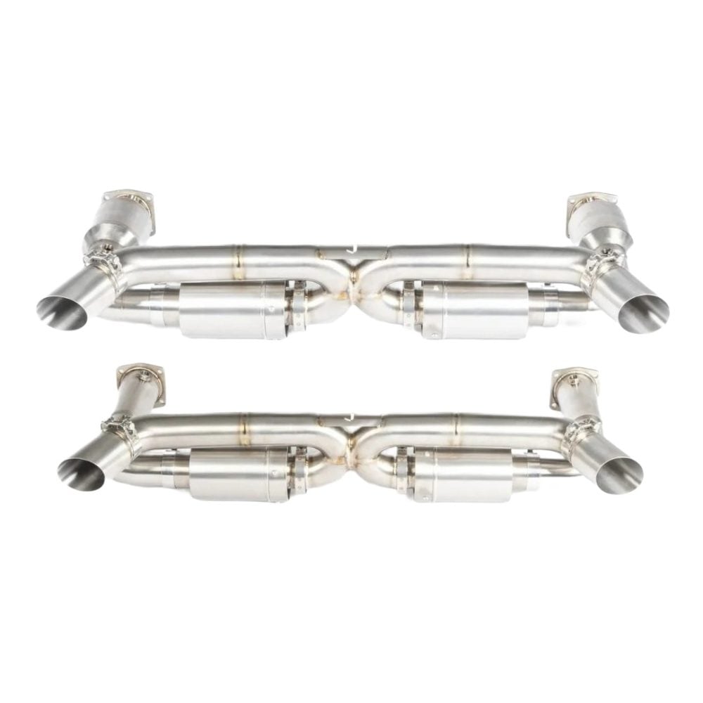 JCR TITANIUM SILENCED RACE EXHAUST SYSTEM FOR 997 PORSCHE GT2 / GT2 RS