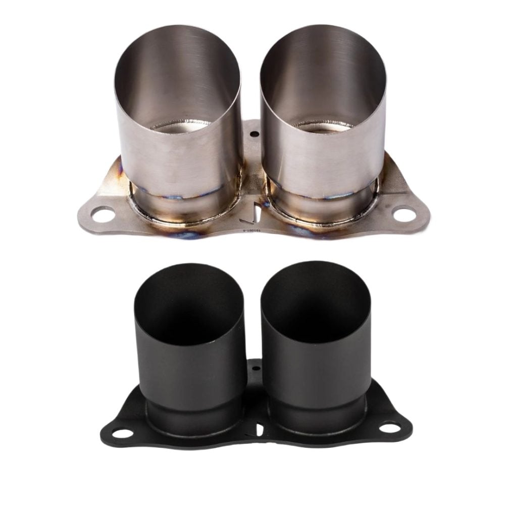JCR TITANIUM OEM-REPLACEMENT STRAIGHT EXHAUST TIPS FOR 991.2 PORSCHE 911 GT3 RS (WITH OPF) / SPEEDSTER