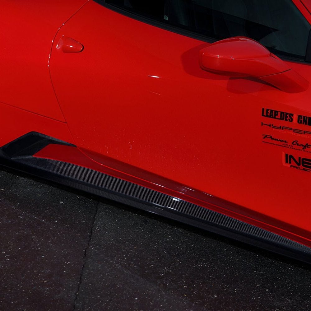 LEAP DESIGN CARBON SIDE SKIRTS FOR FERRARI 458 ITALIA