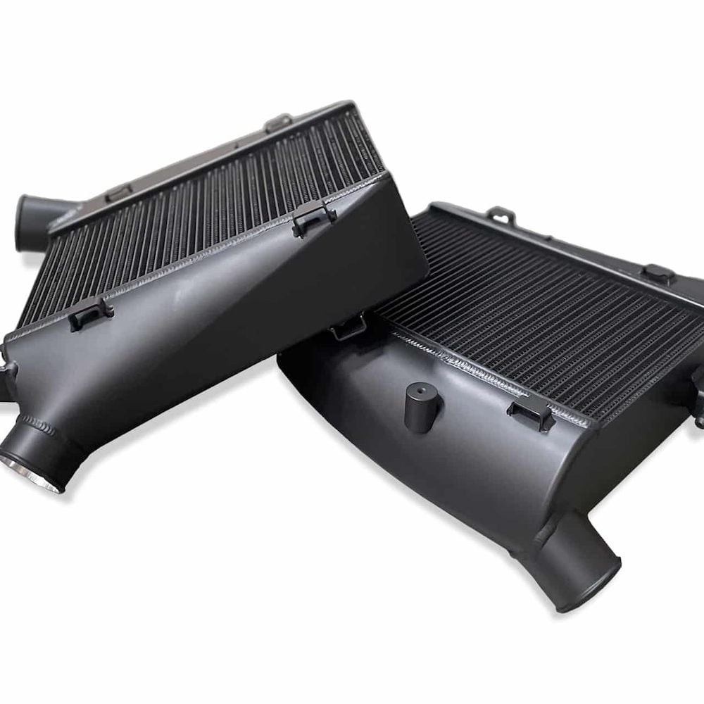 CSF THERMAL BLACK HIGH-PERFORMANCE INTERCOOLER SYSTEM FOR C8 AUDI RS6 / RS7 [8194B]
