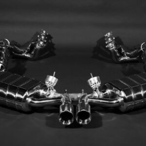 CAPRISTO RACING VALVED EXHAUST WITH HEADERS & RACE PIPES FOR 987.1 PORSCHE CAYMAN