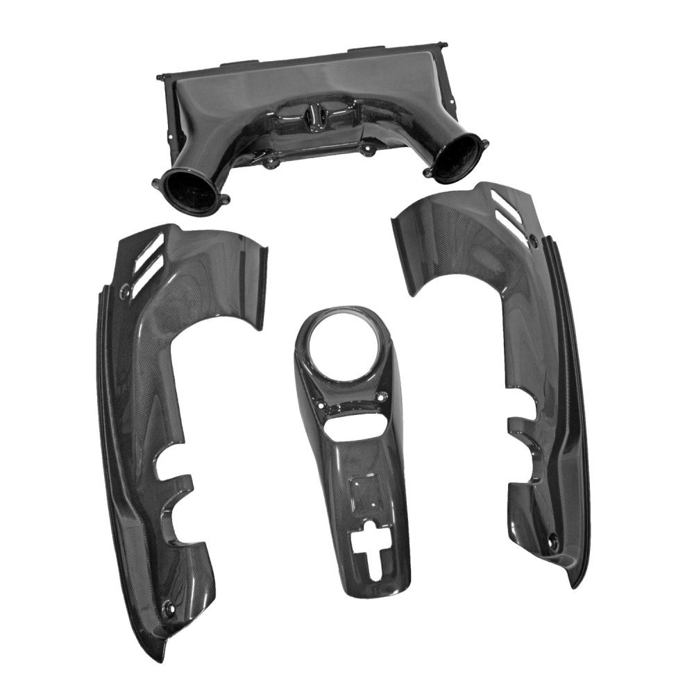 EXOTIC CAR GEAR CARBON 4-PIECE ENGINE-BAY PANELS FOR FERRARI 488 SPIDER / 488 PISTA SPIDER/ F8 SPIDER [ECG-FER-488EBPS4]
