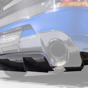 Solid & Joker Widebody 12k Rear Diffuser (Vertical Fin Ver.) for 2005-07 Mitsubishi Evo IX [CT9A] HAM-003H