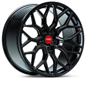 VOSSEN WHEELS 22×10.5 5-120 +38 HF-2 WHEEL IN GLOSS BLACK [HF2-2B45]