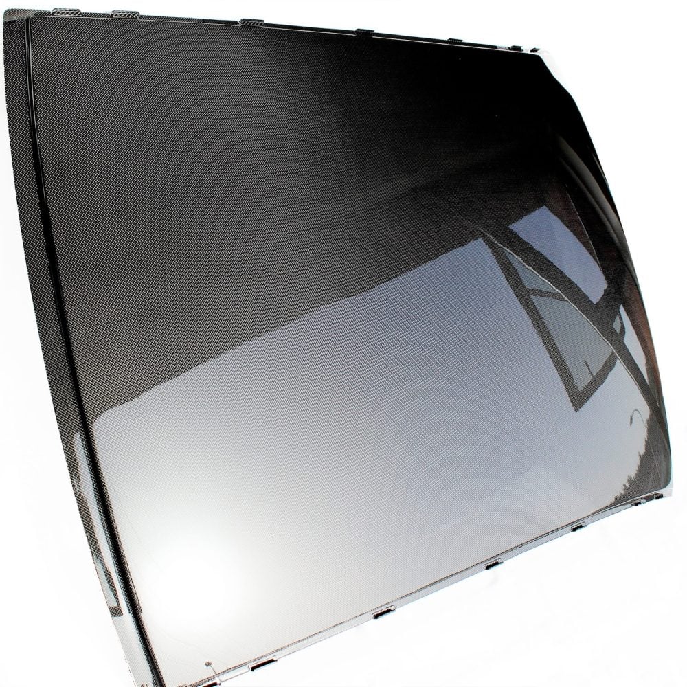 KARBONIUS COMPOSITES CARBON ROOF PANEL FOR E46 BMW 3-SERIES COUPE / M3 CSL [E46T01-CF-2/E46T01-CF-1]