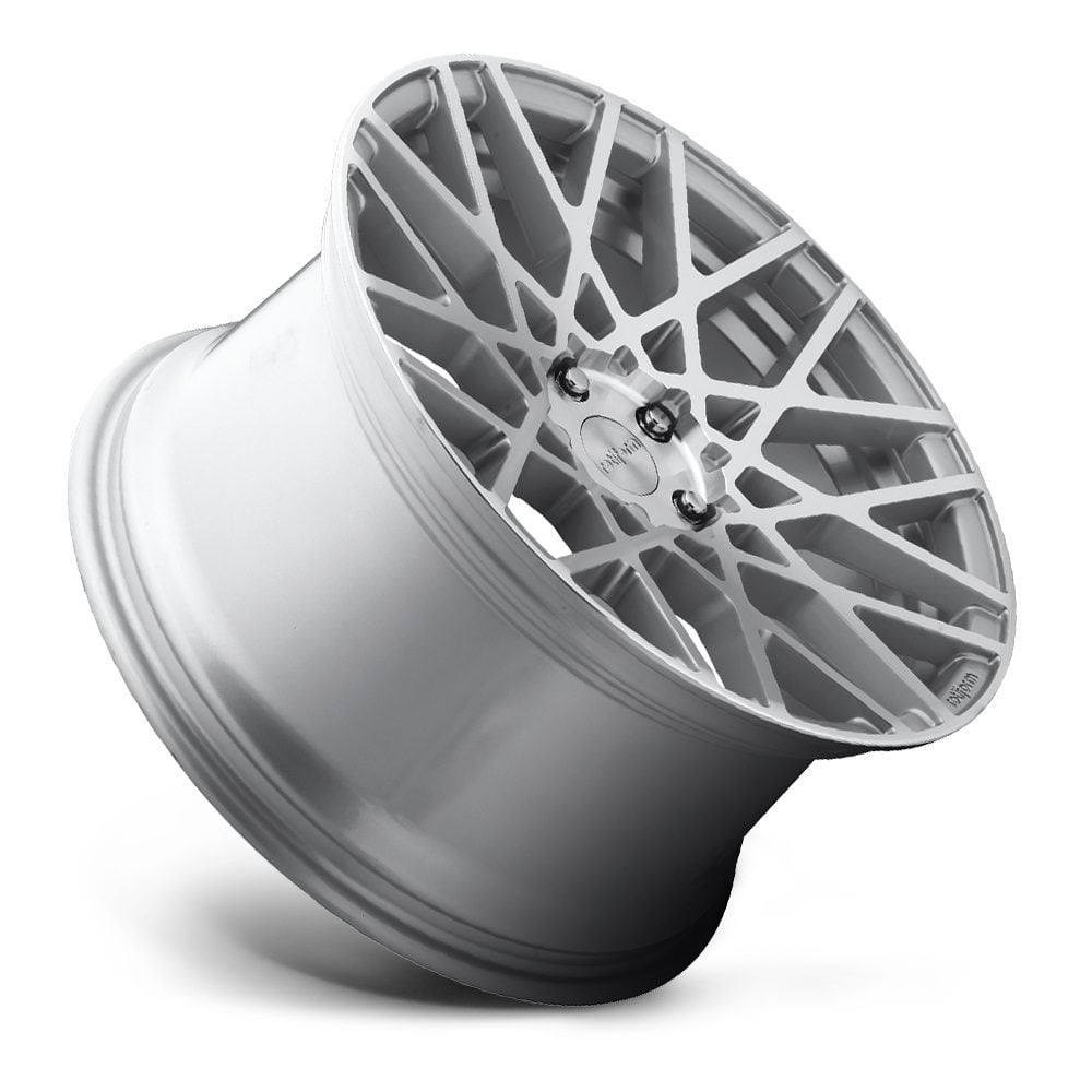 DISCONTINUED – ROTIFORM 18×8.5 5-112 +45 BLQ MONOBLOCK SILVER & MACHINED WHEEL – DISCONTINUED