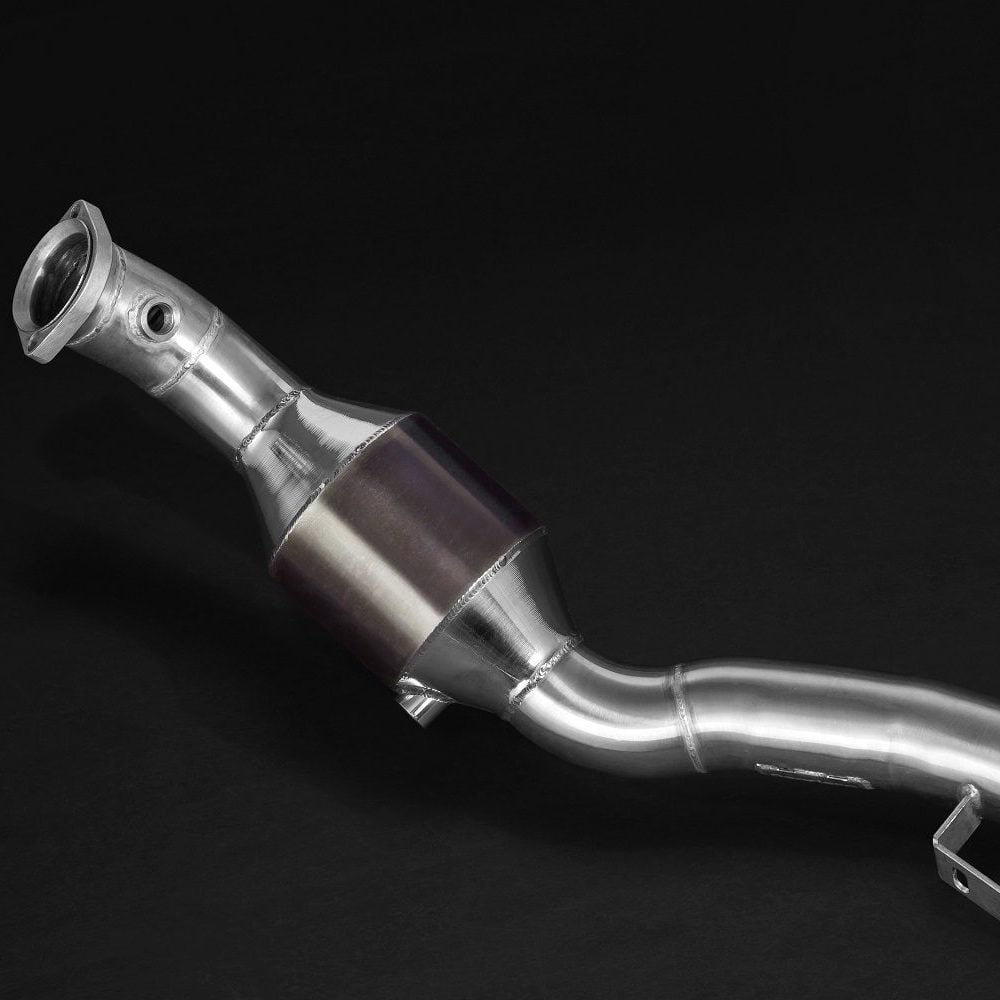 CAPRISTO 100 CELL CATTED DOWNPIPES FOR C218 / S212 / W212 MERCEDES-AMG CLS63 & E63