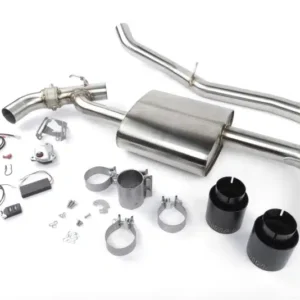 DINAN VALVED AXLE-BACK EXHAUST WITH BLACK TIPS FOR F54 / F60 MINI CLUBMAN / COUNTRYMAN COOPER S ALL4