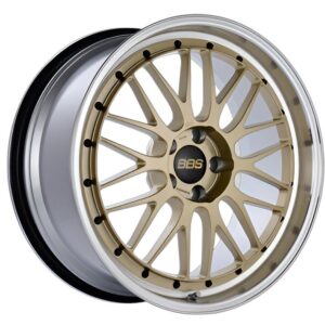 BBS FORGED LINE LM WHEEL (19×9 5-112 +34) IN GOLD & DIAMOND-CUT [LM466GPK]